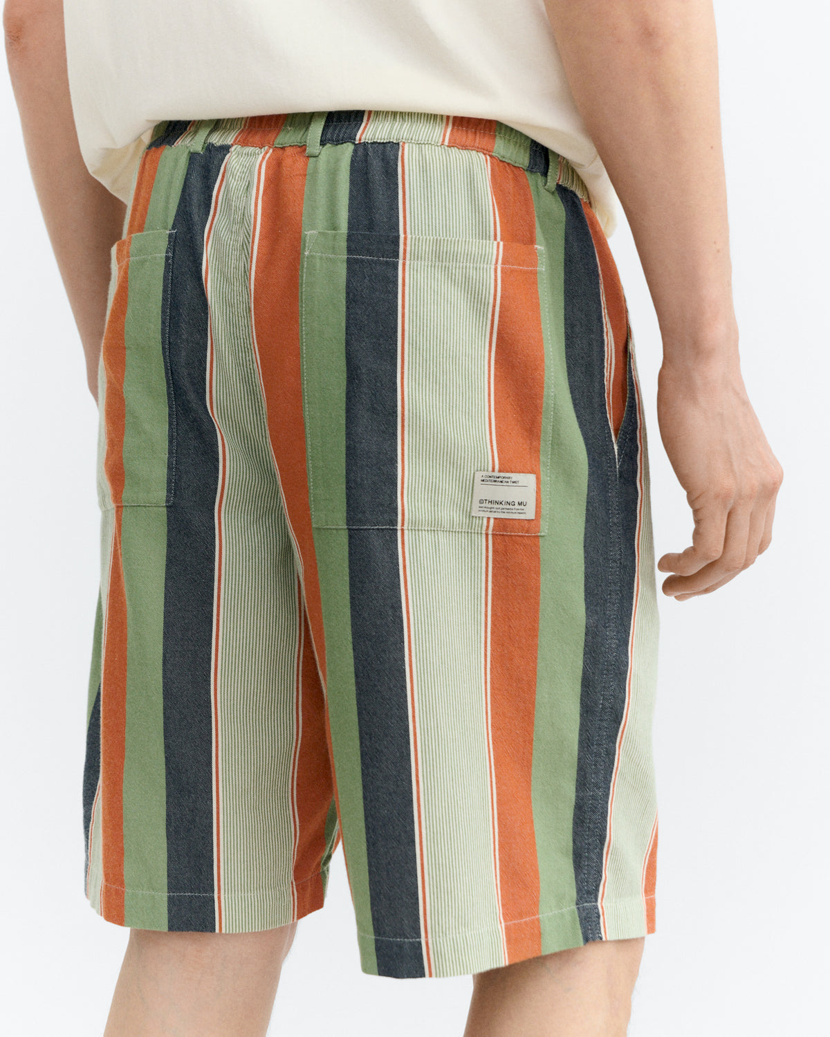 Bermuda rayas multicolor Gasper sostenible - 5