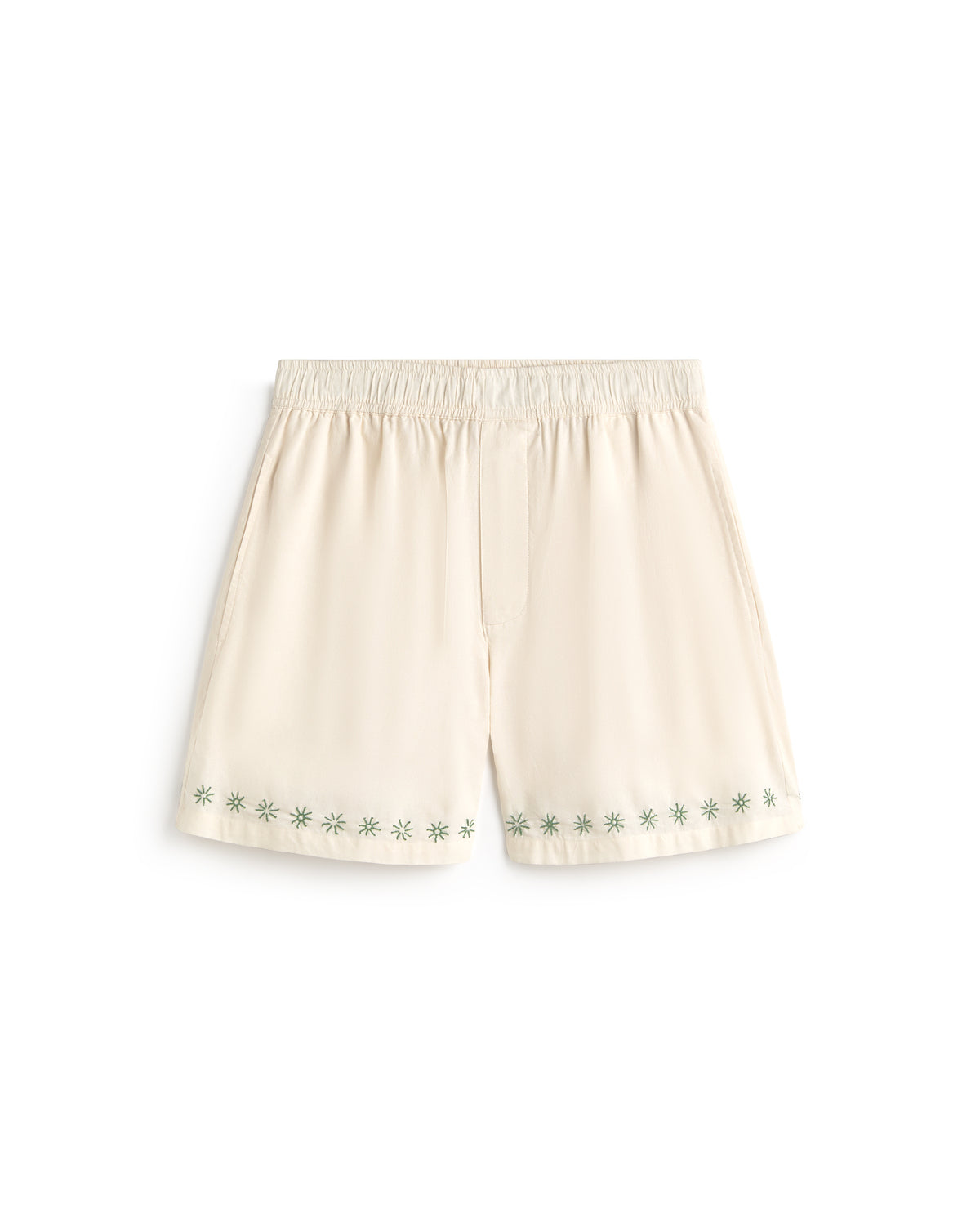 Bermuda bordado a mano Haitam sostenible silueta - 1