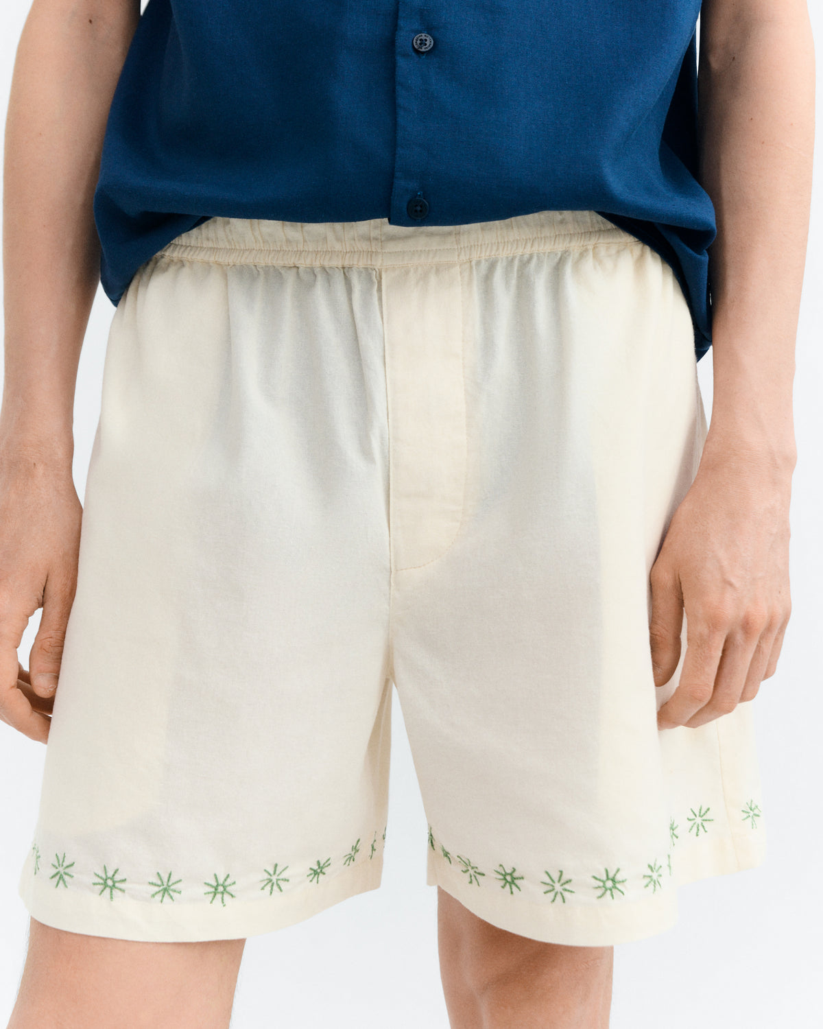 Bermuda bordado a mano Haitam sostenible - 3