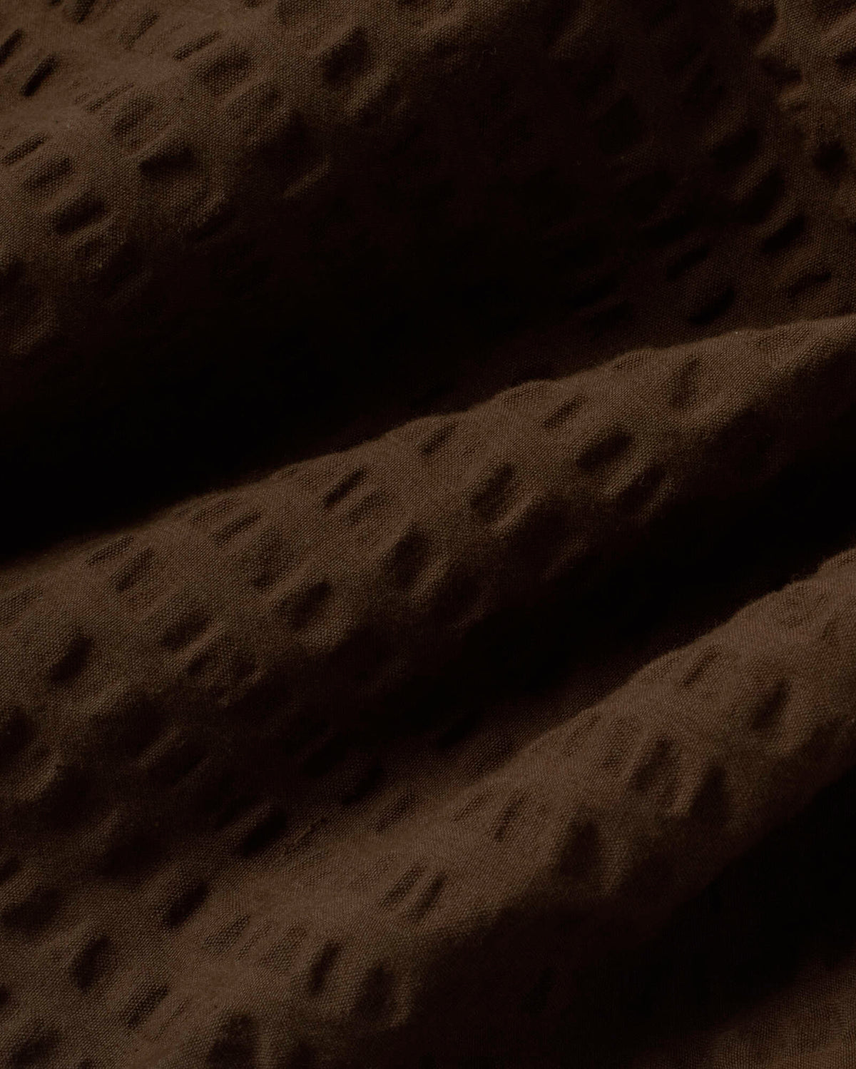 Bermuda seersucker marrón Henry sostenible silueta - 2