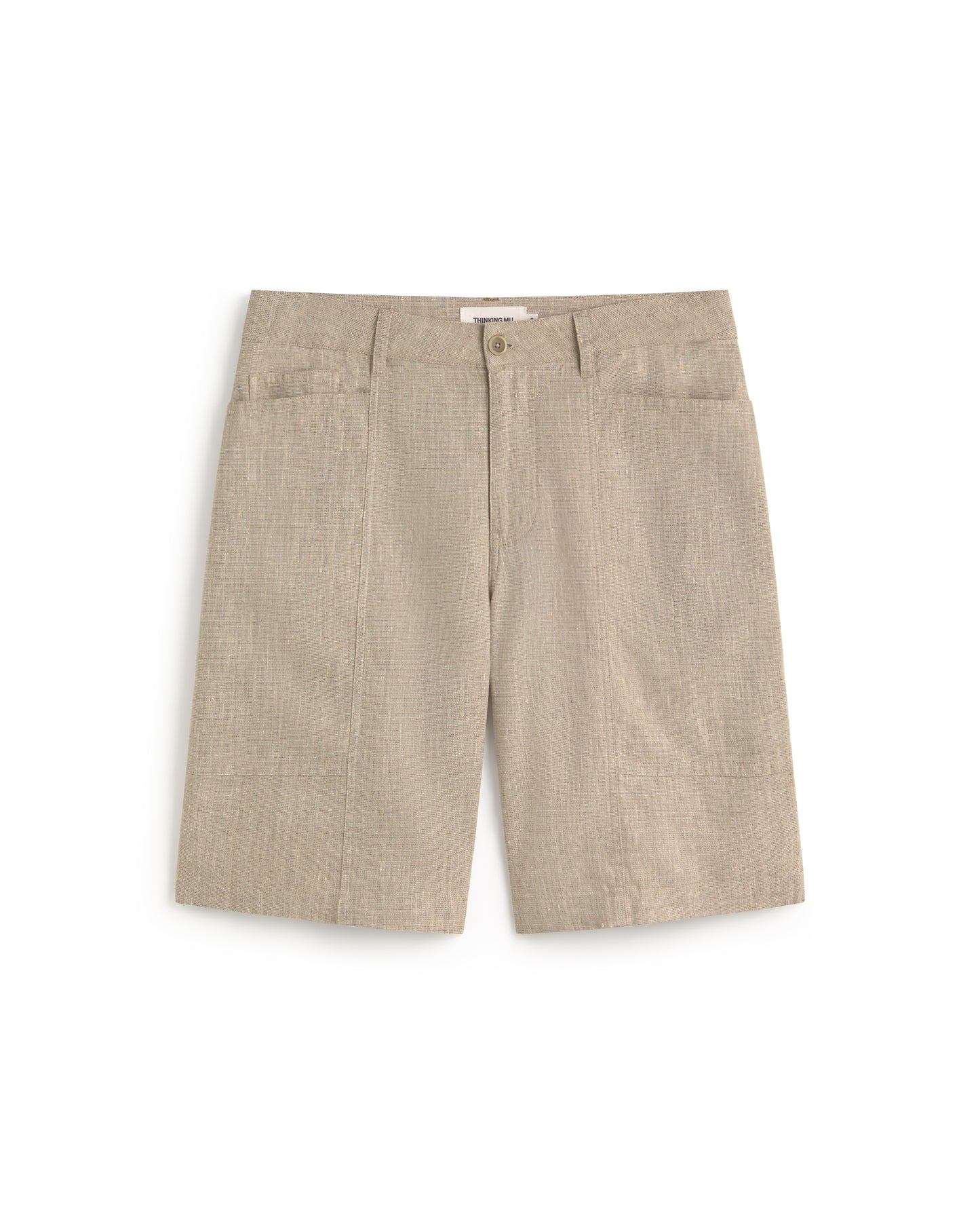 Bermuda cruda hemp Andres sostenible silueta - 1