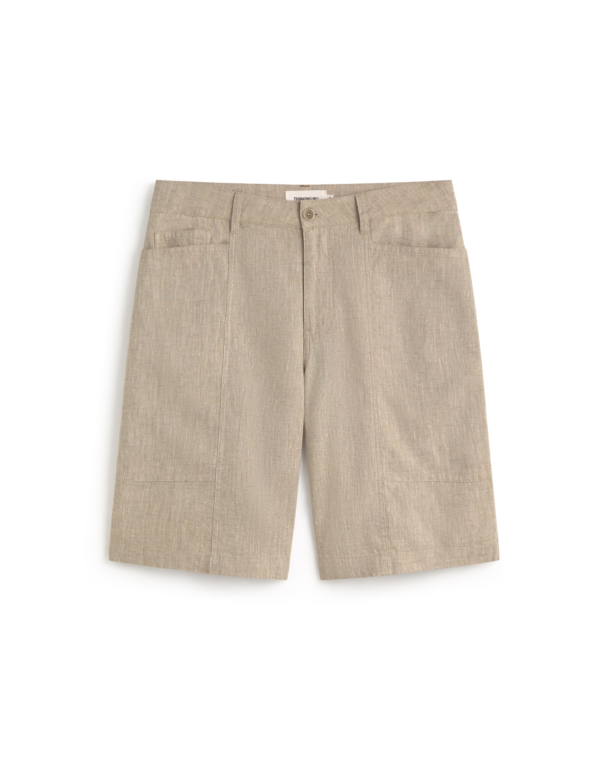 Bermuda cruda hemp Andres sostenible silueta - 1