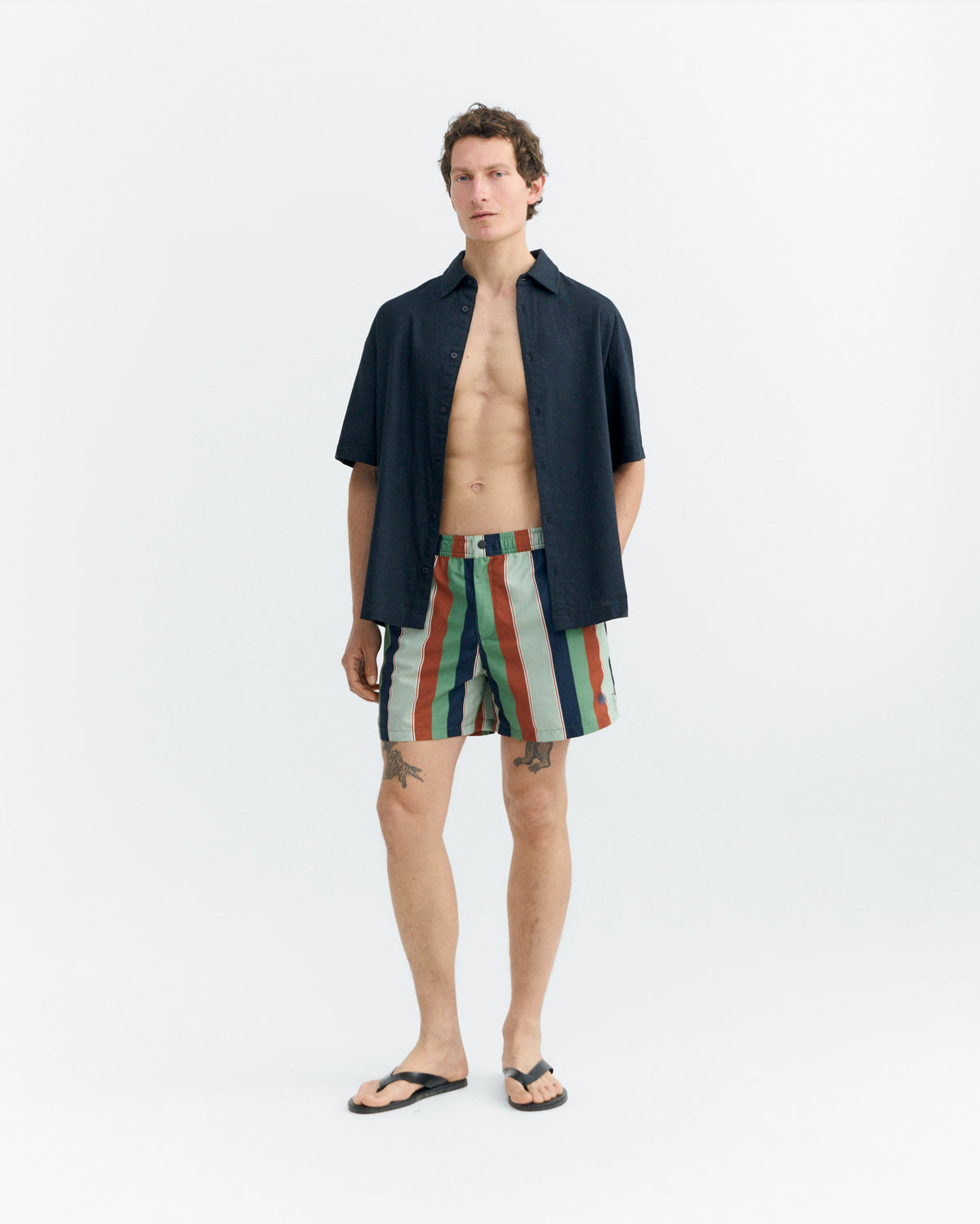 Bañador rayas multicolor Liu sostenible - 1