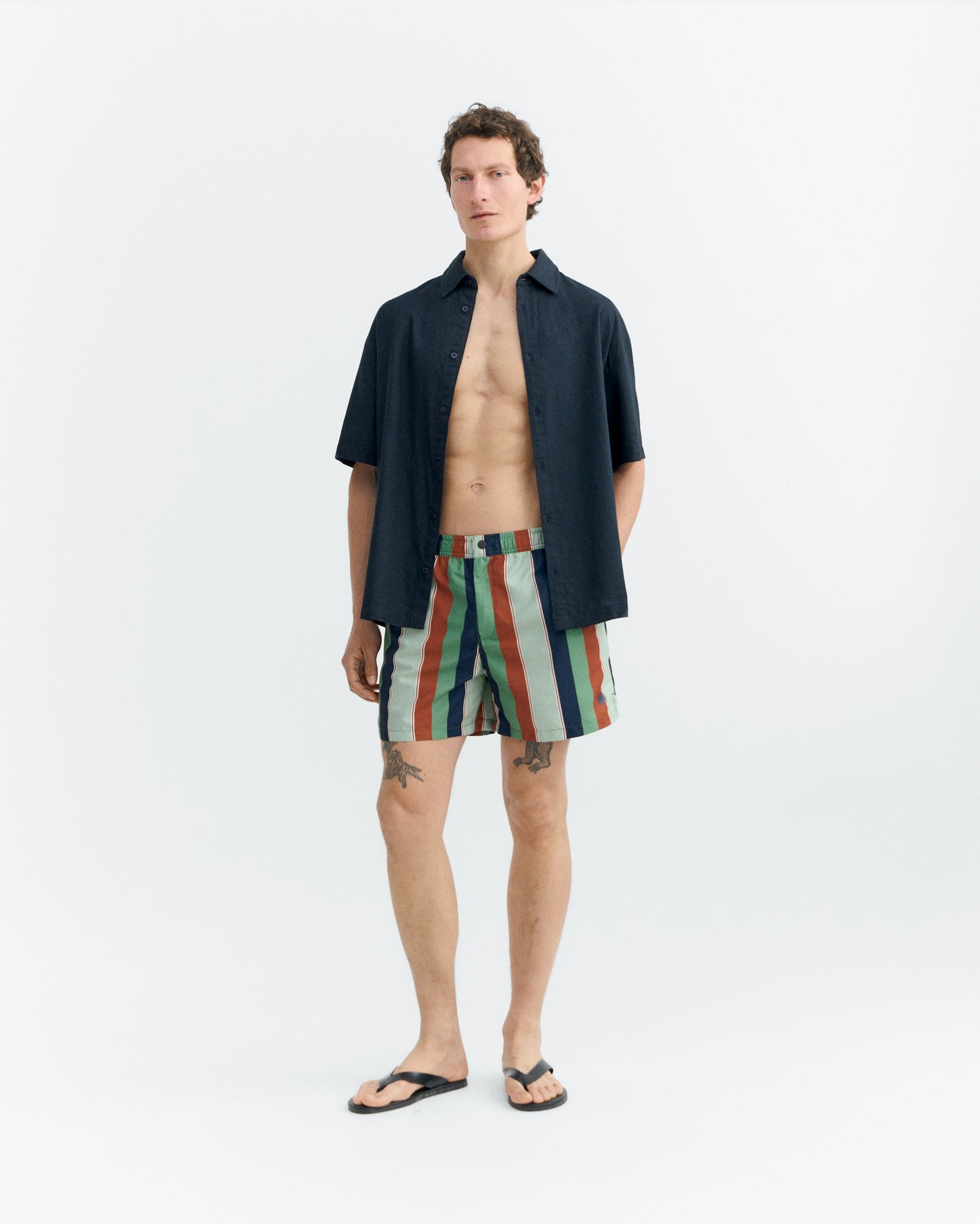 Bañador rayas multicolor Liu sostenible - 1