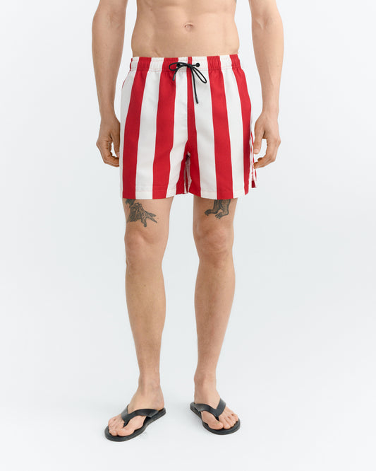 Bañador rayas rojo Limpopo sostenible - 3