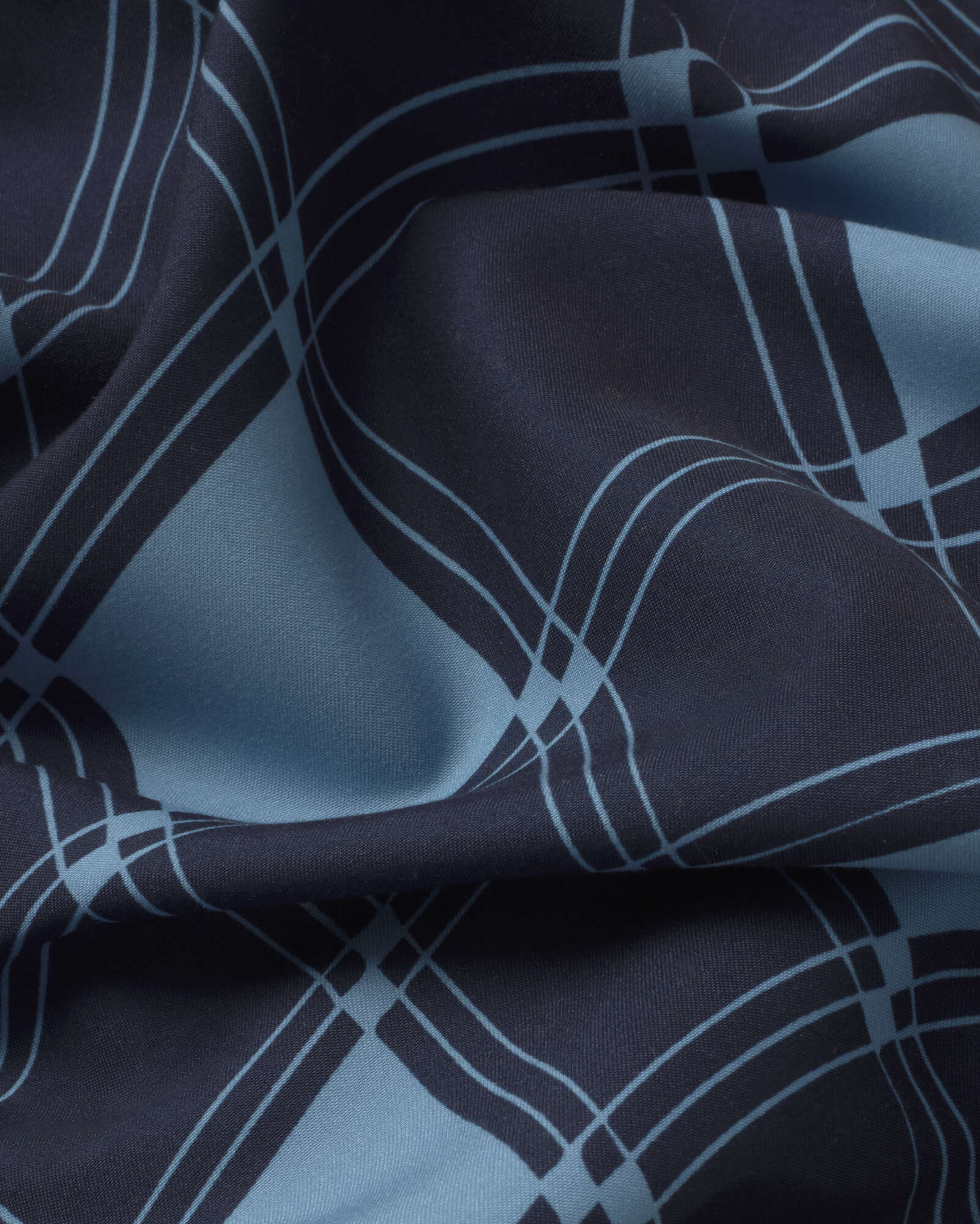 Bañador cuadros azul Limpopo sostenible silueta - 2