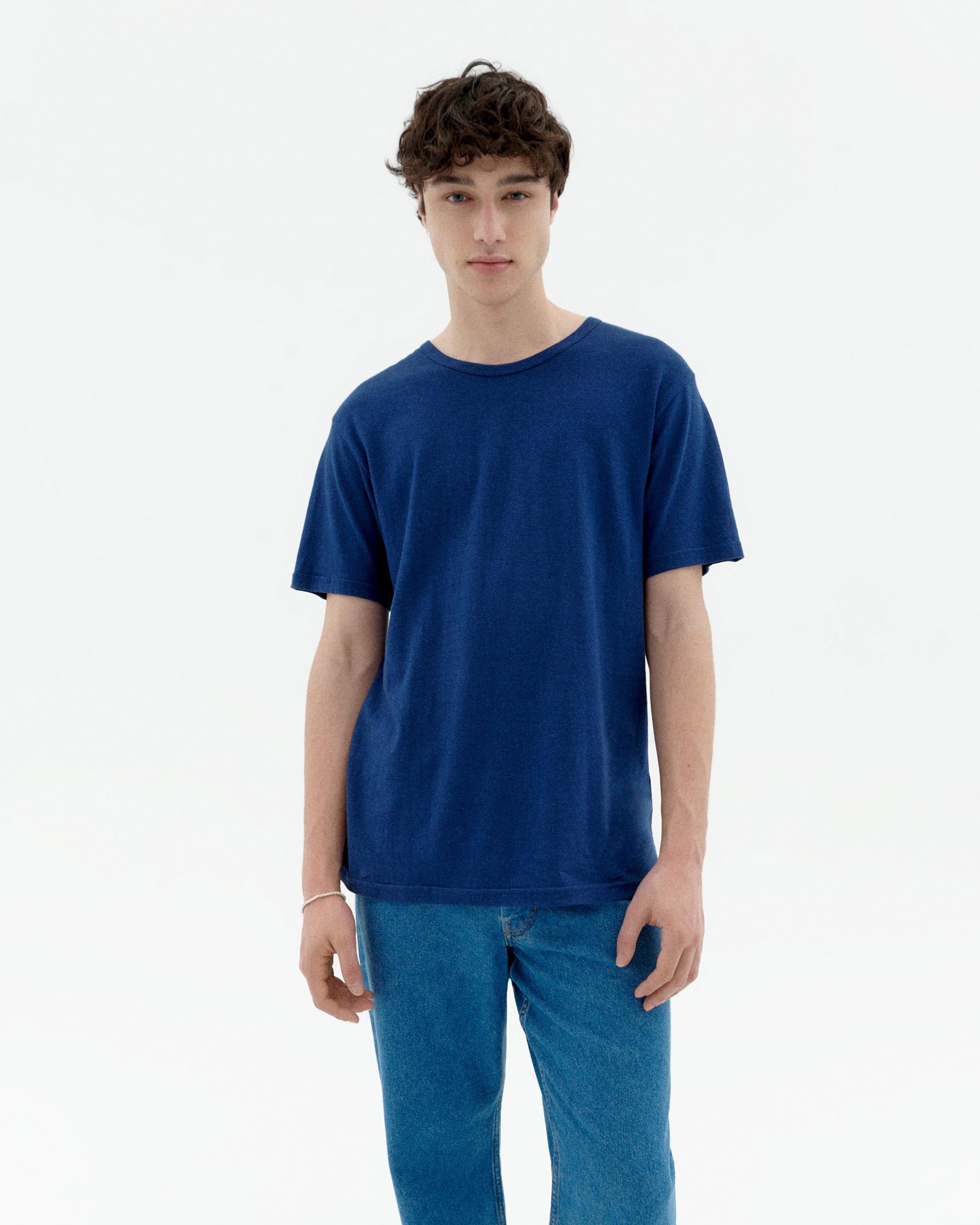 Camiseta ligera navy Hemp sostenible-1