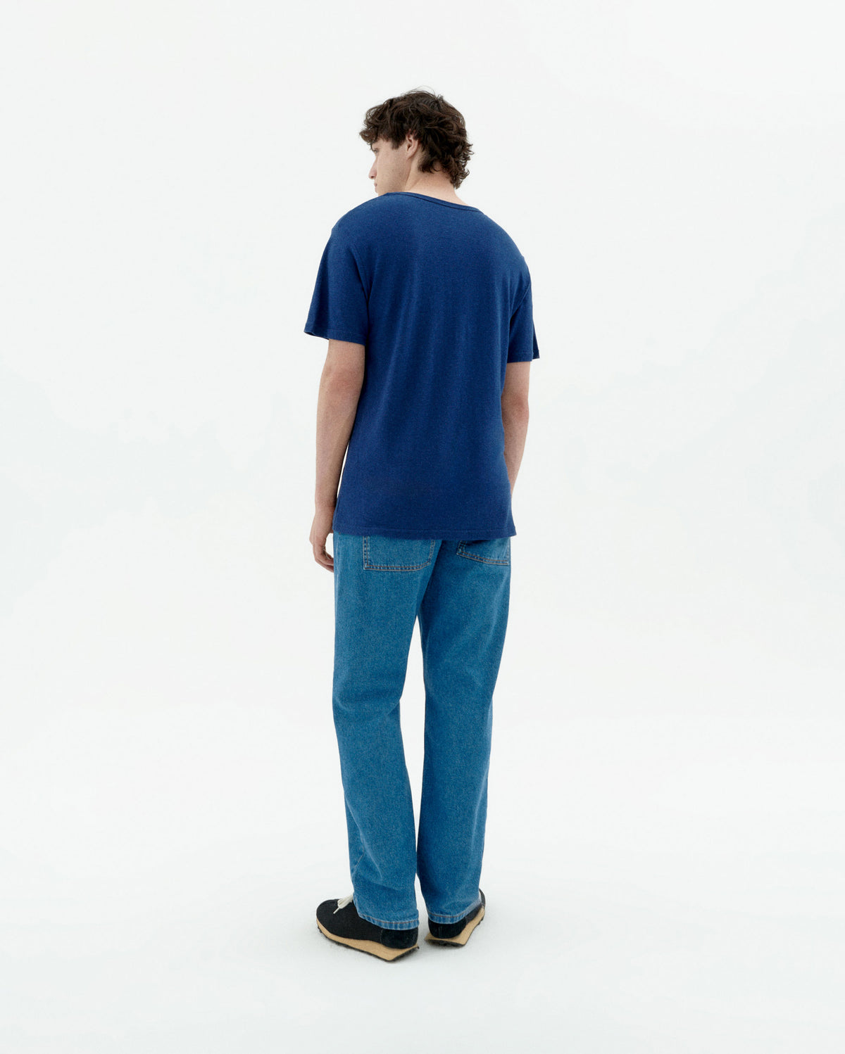 Camiseta ligera navy Hemp sostenible-4