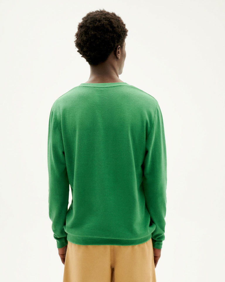 Camiseta gruesa verde hemp Shiva sostenible-5