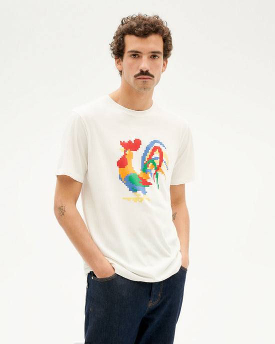 Camiseta blanca Gallo sostenible-1