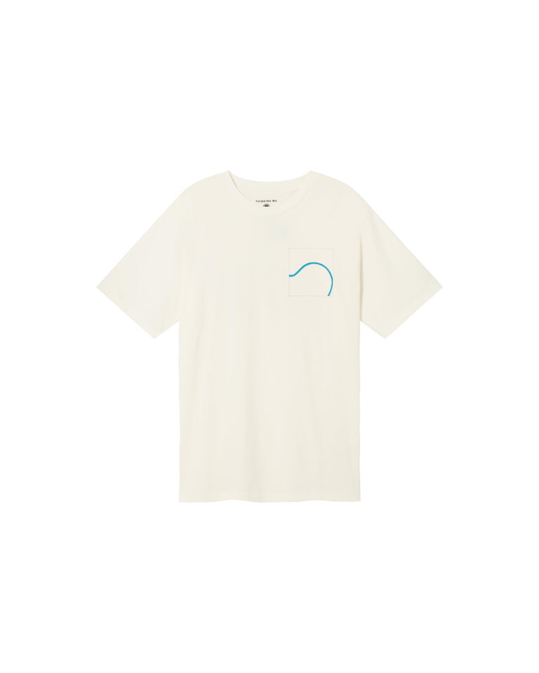Camiseta blanca Amber zach sostenible-foto silueta6