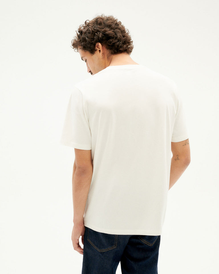 Camiseta blanca Colors zach sostenible-4
