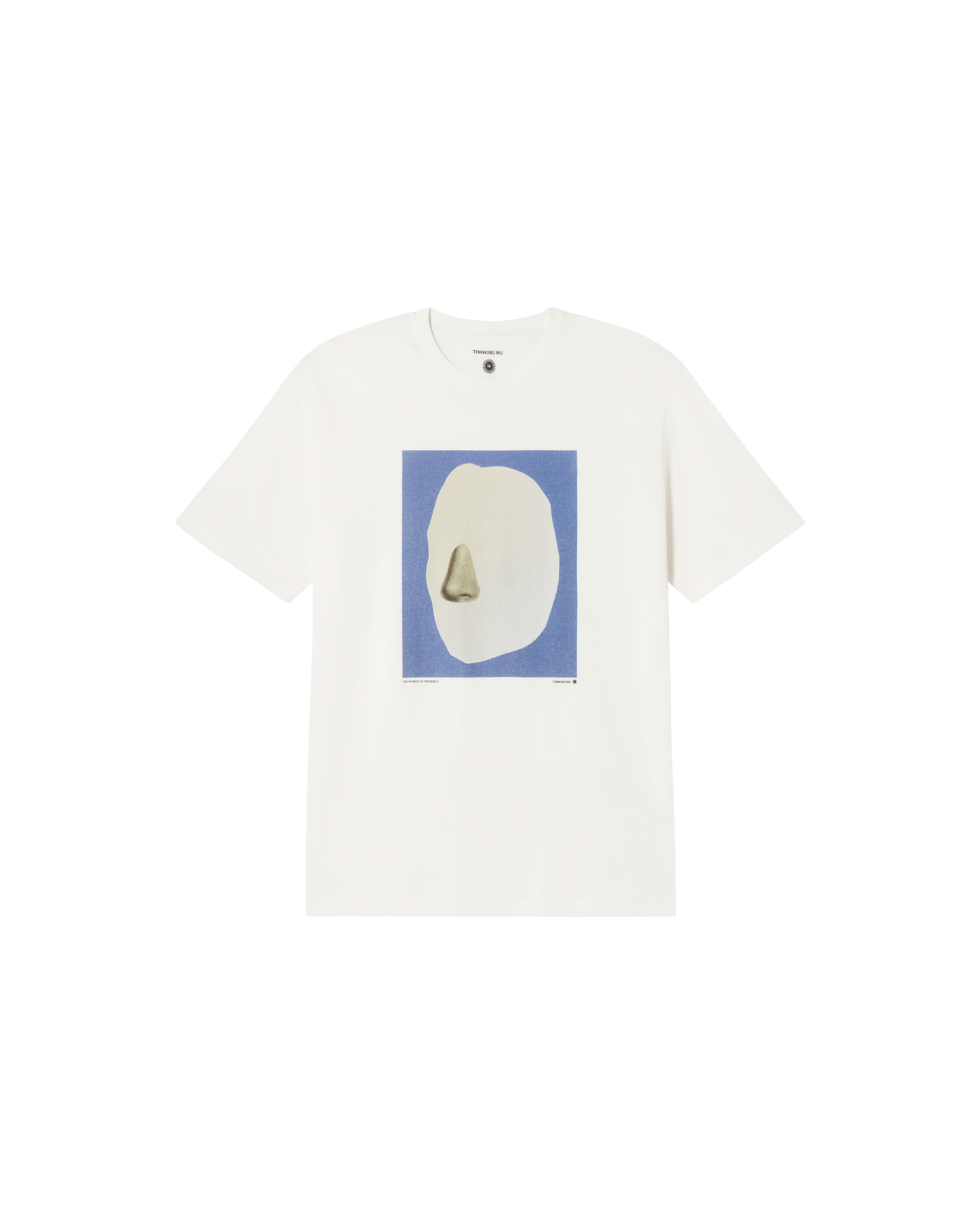 Camiseta blanca Sense 2 sostenible  - silueta