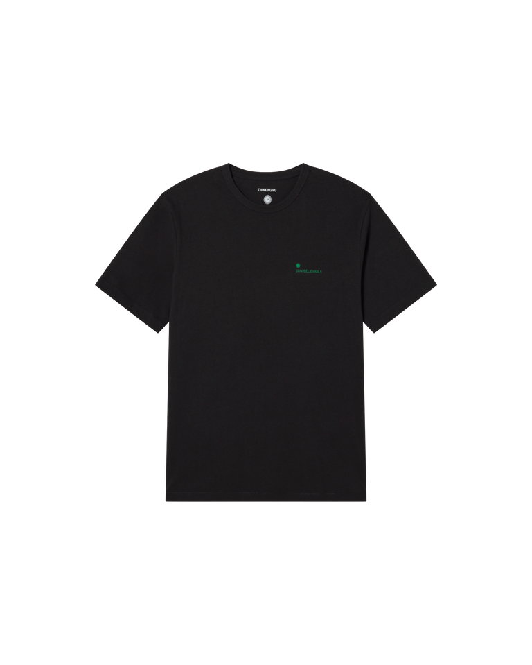 Camiseta negra Sunbelievable sostenible -siluetax