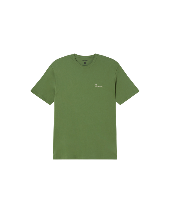 Camiseta verde Sunbelievable sostenible -siluetax