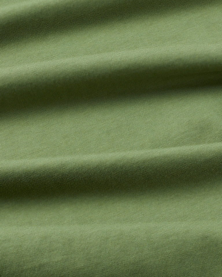Camiseta verde Sunbelievable sostenible -silueta3
