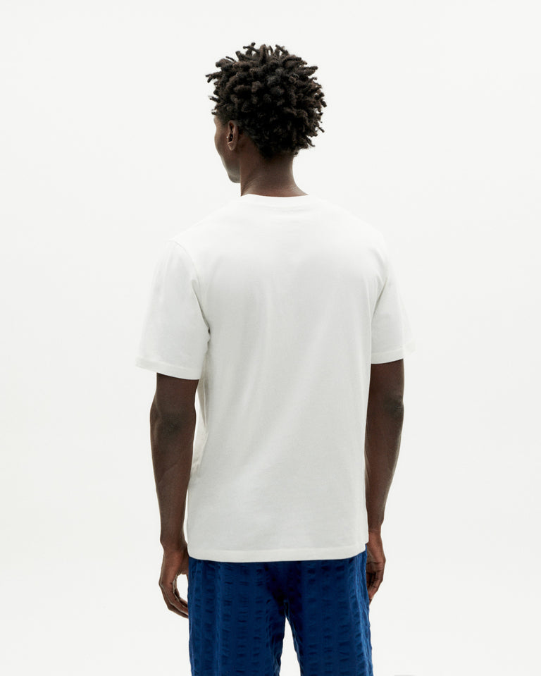 Camiseta blanca metamorfosis Zach sostenible -4