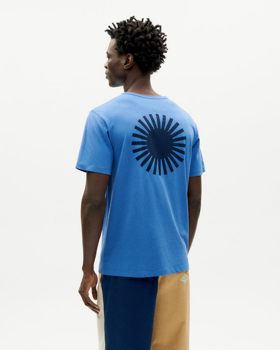 Camiseta azul Sol navy sostenible -1