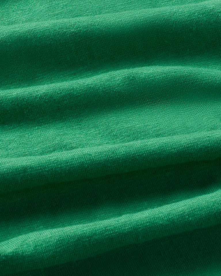 Camiseta verde hemp sostenible -silueta1
