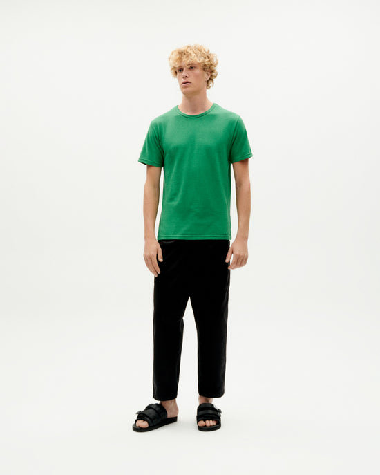 Camiseta verde hemp sostenible -2