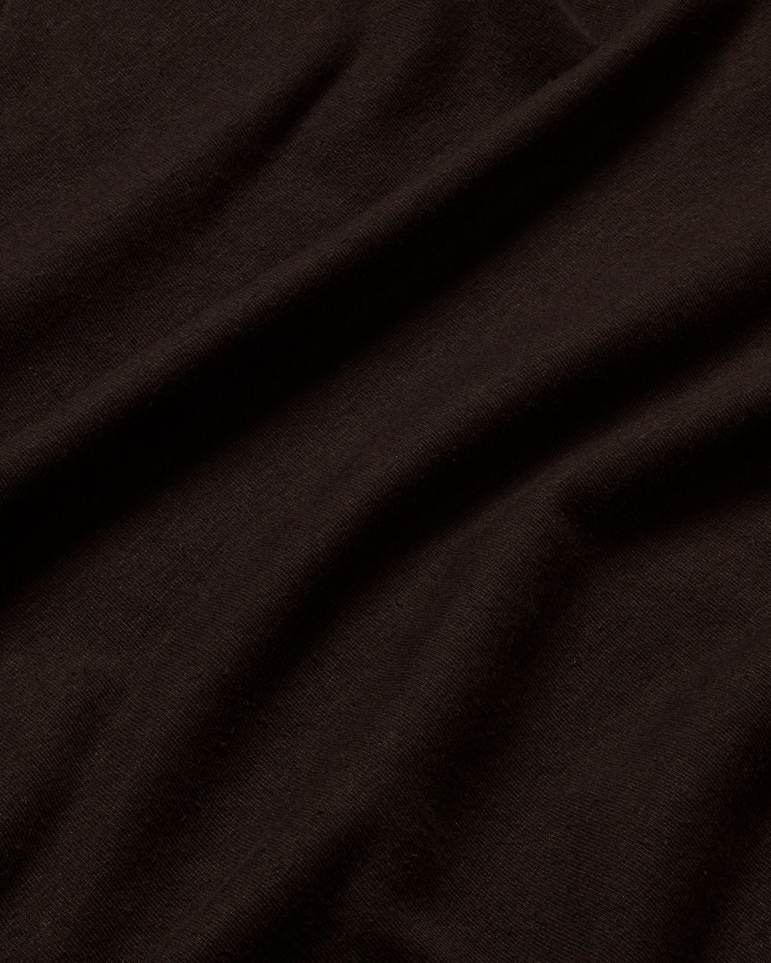 Camiseta gruesa negra hemp Roy sostenible - silueta 3