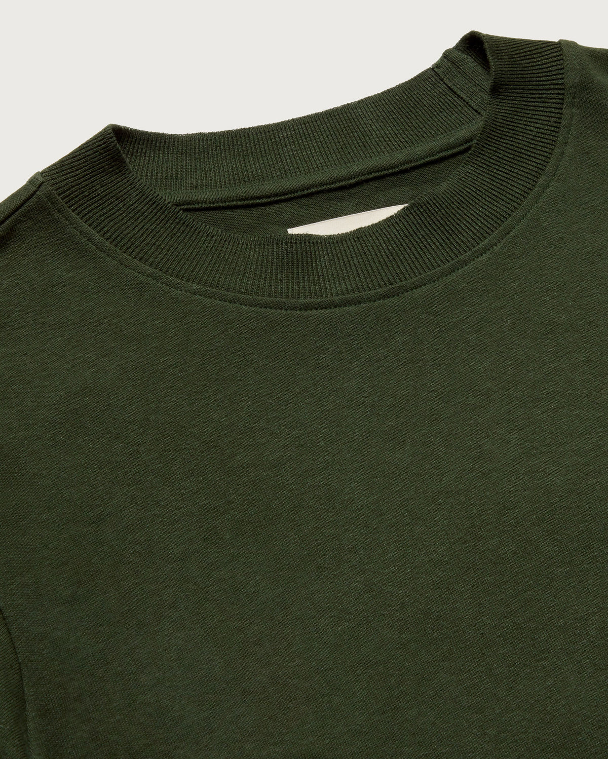Camiseta gruesa verde hemp Roy sostenible - silueta 4