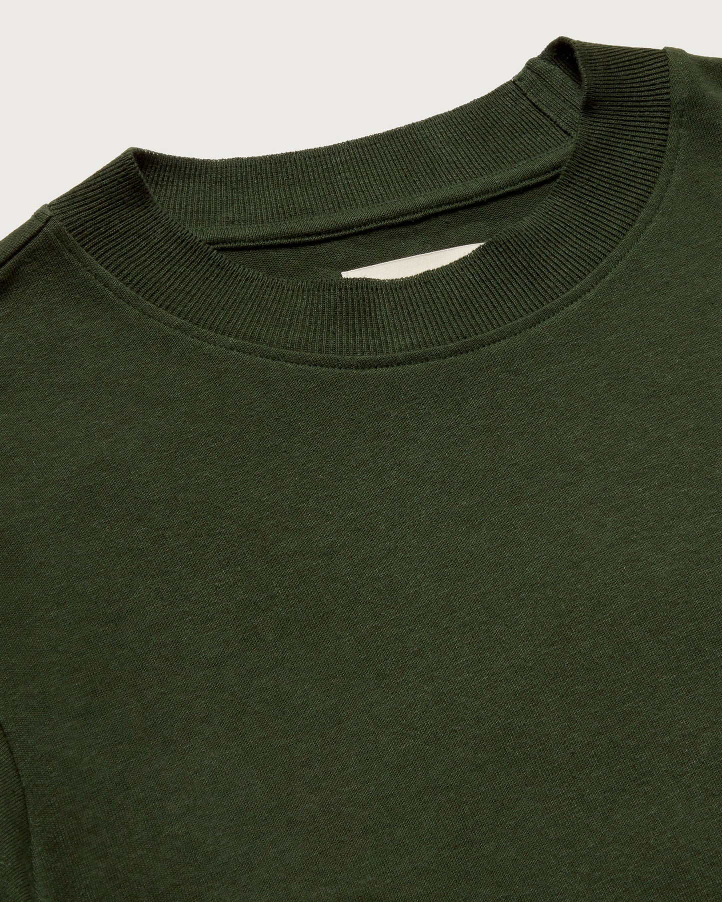 Camiseta gruesa verde hemp Roy sostenible - silueta 4