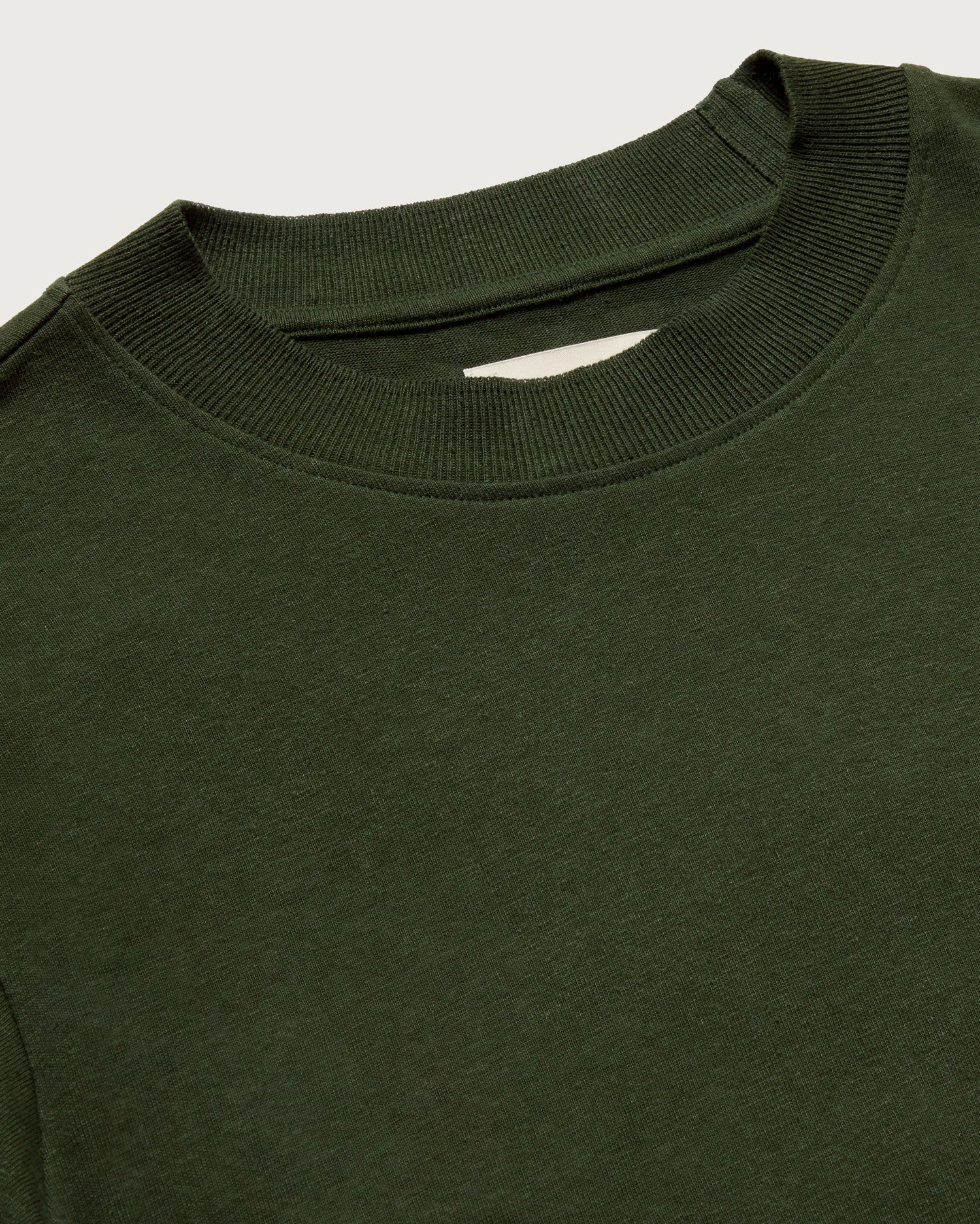 Camiseta gruesa verde hemp Roy sostenible - silueta 4