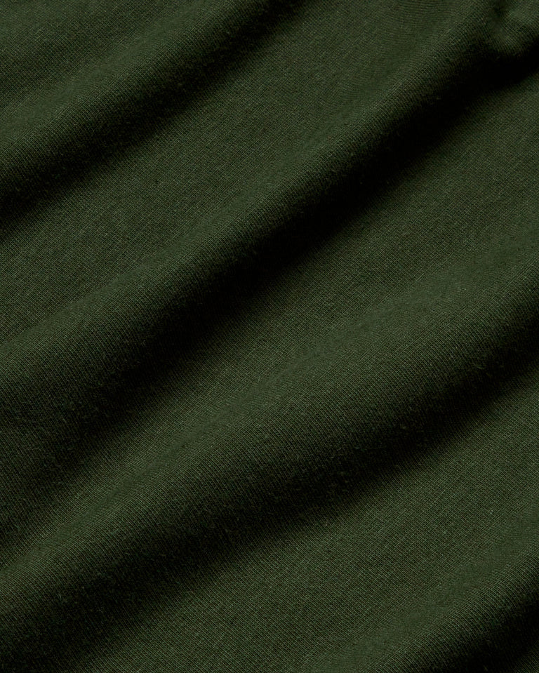 Camiseta gruesa verde hemp Roy sostenible - silueta 3