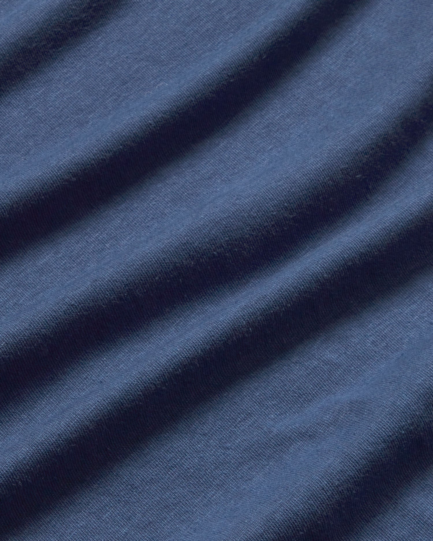Camiseta gruesa azul hemp Roy sostenible - silueta 3