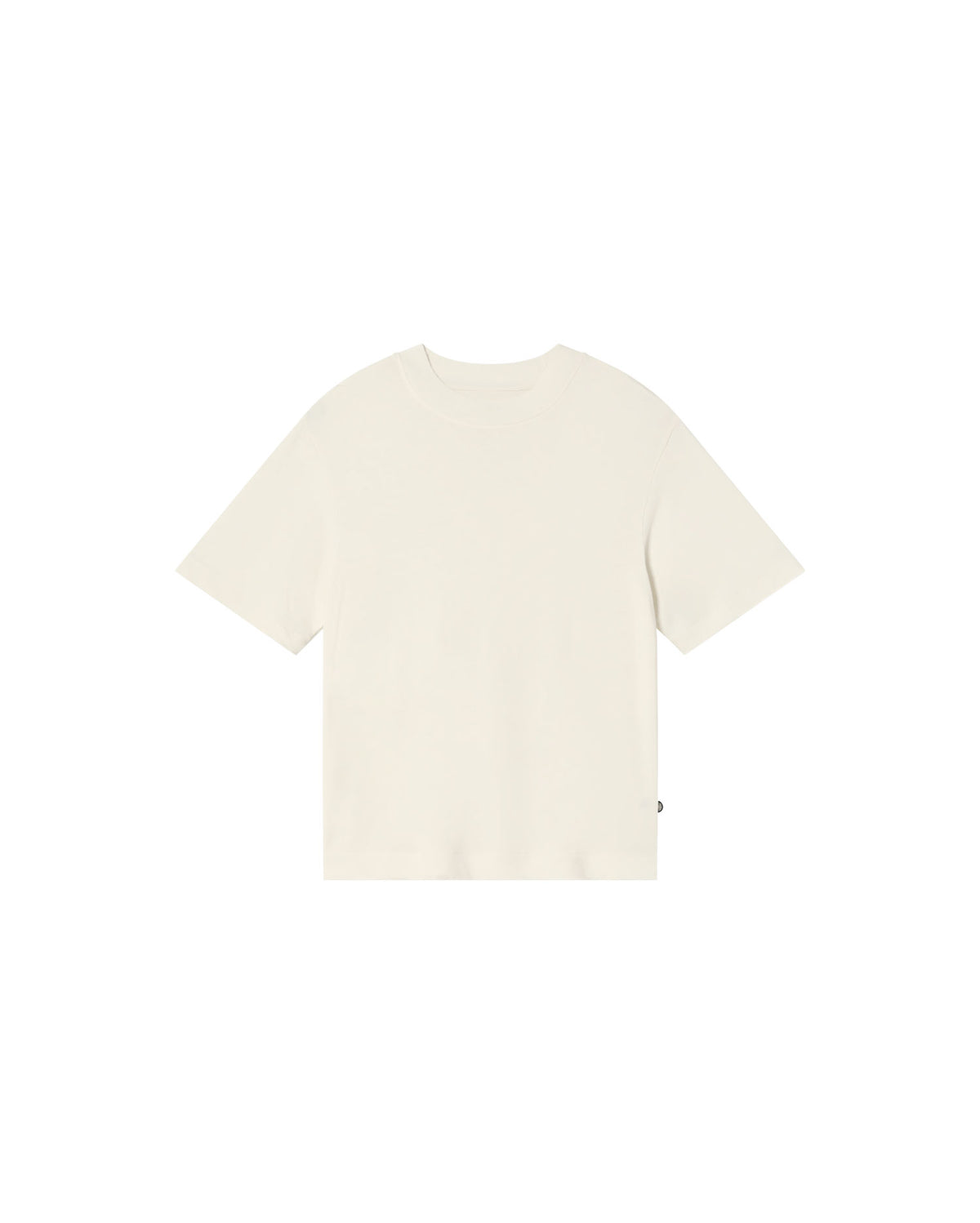 Camiseta gruesa blanca hemp Roy sostenible  - silueta 1