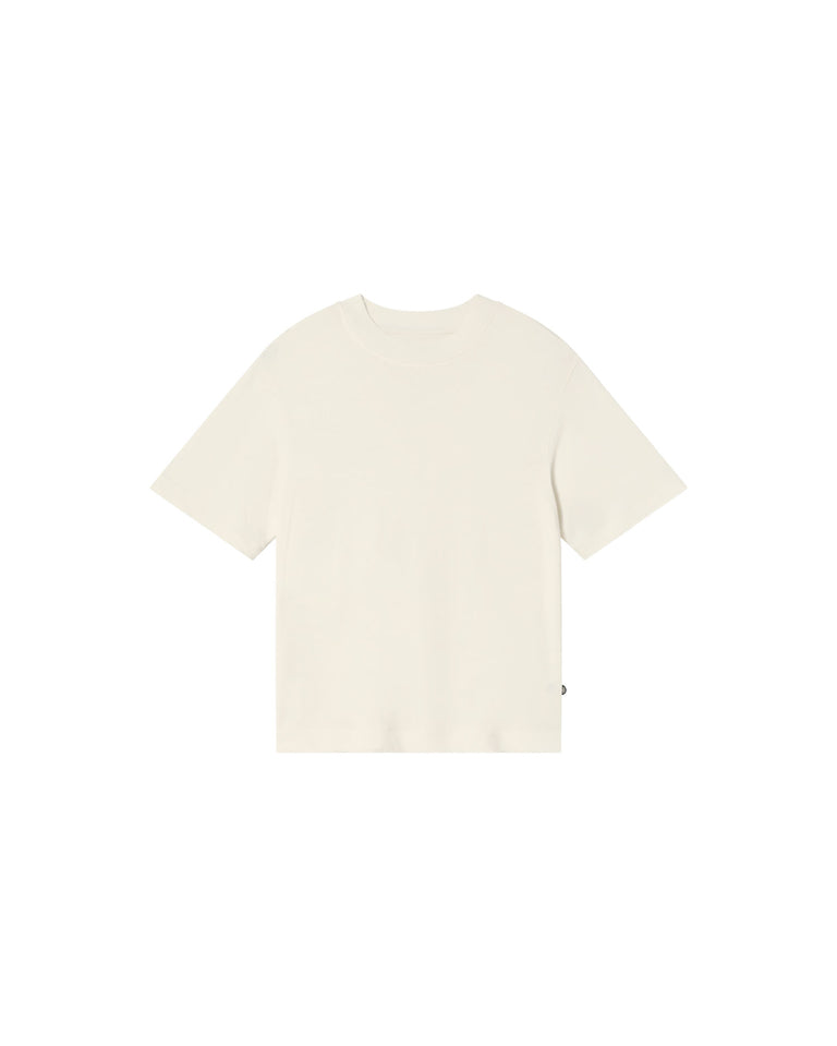 Camiseta gruesa blanca hemp Roy sostenible-silueta-1