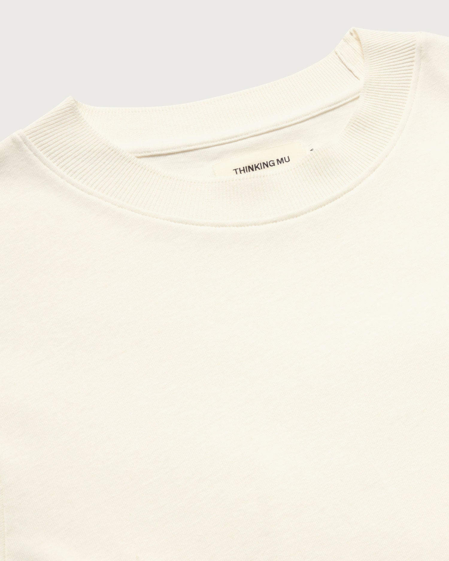 Camiseta gruesa blanca hemp Roy sostenible  - silueta 4