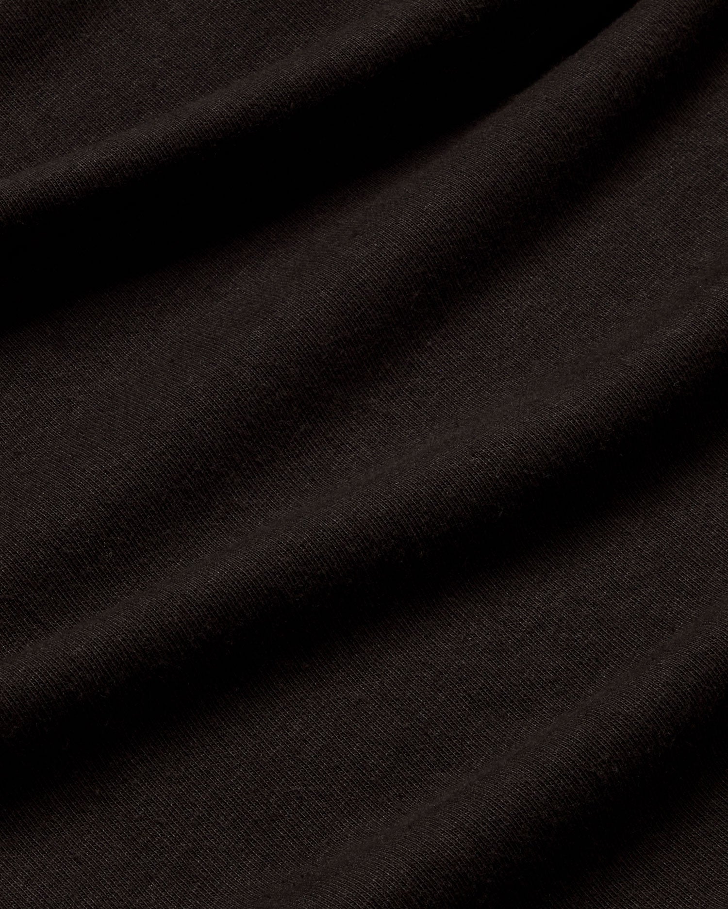 Camiseta gruesa negra hemp Doug sostenible - silueta 2