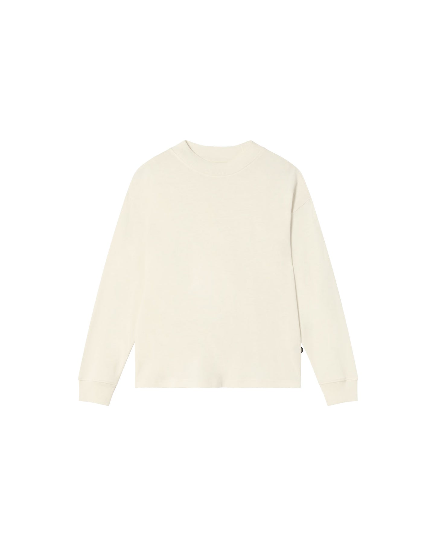 Camiseta gruesa blanca hemp Doug sostenible - silueta 1