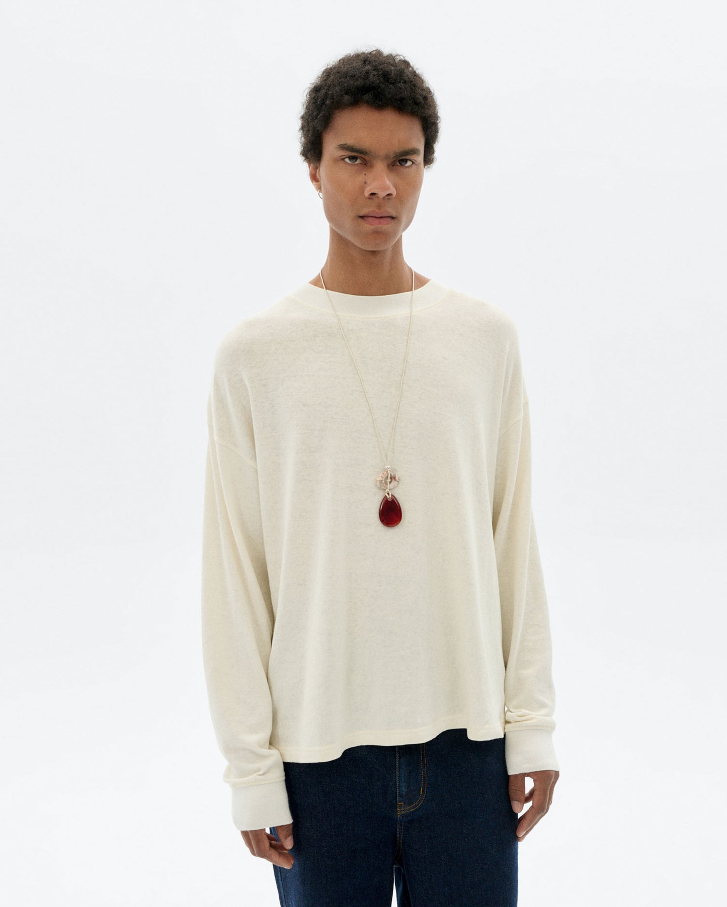 Camiseta gruesa blanca hemp Doug sostenible - 1