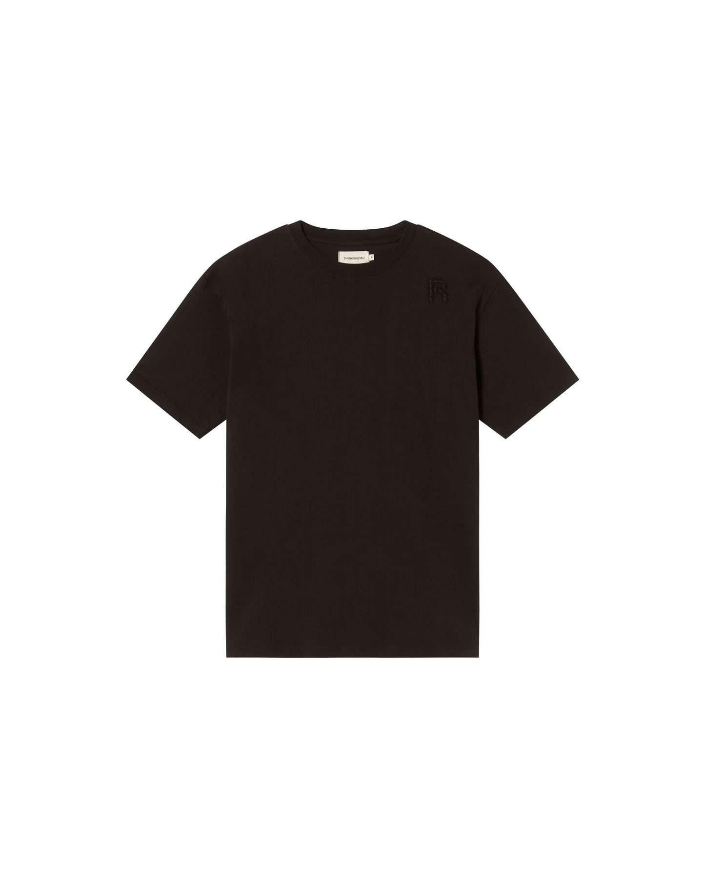 Camiseta negra Aaron sostenible - silueta 1