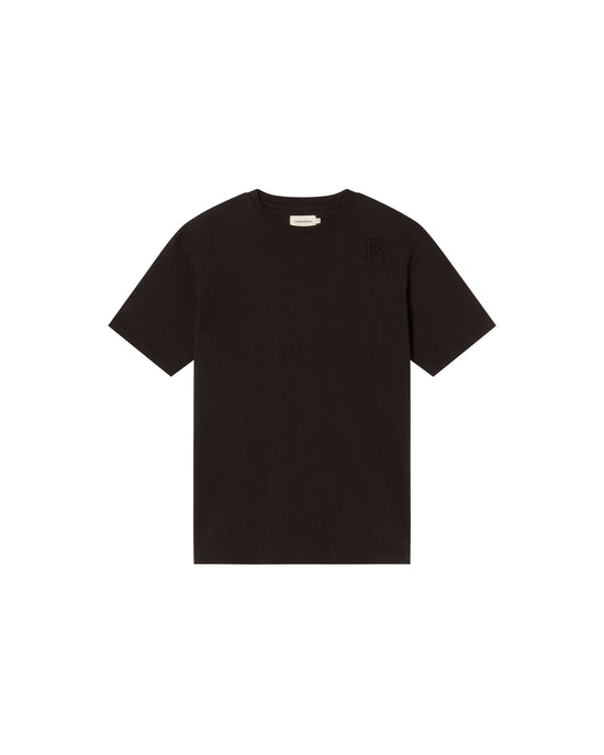 Camiseta negra Aaron sostenible - silueta 1