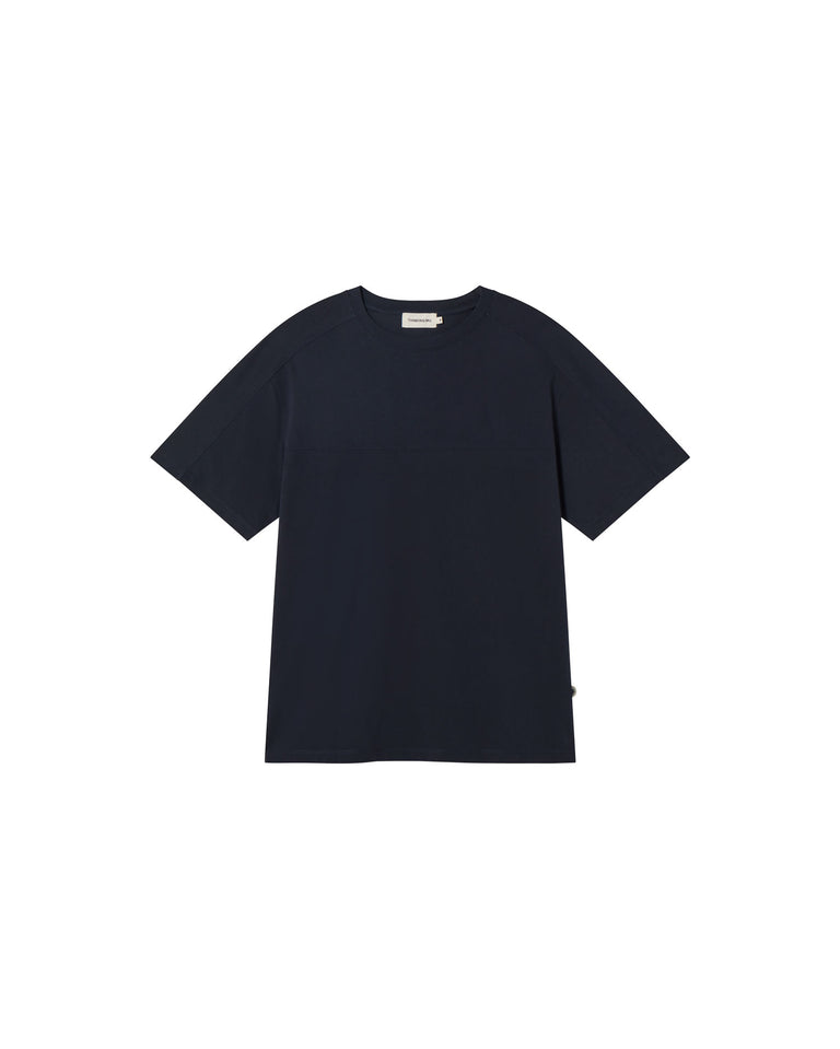 Camiseta navy Hank sostenible-silueta-1