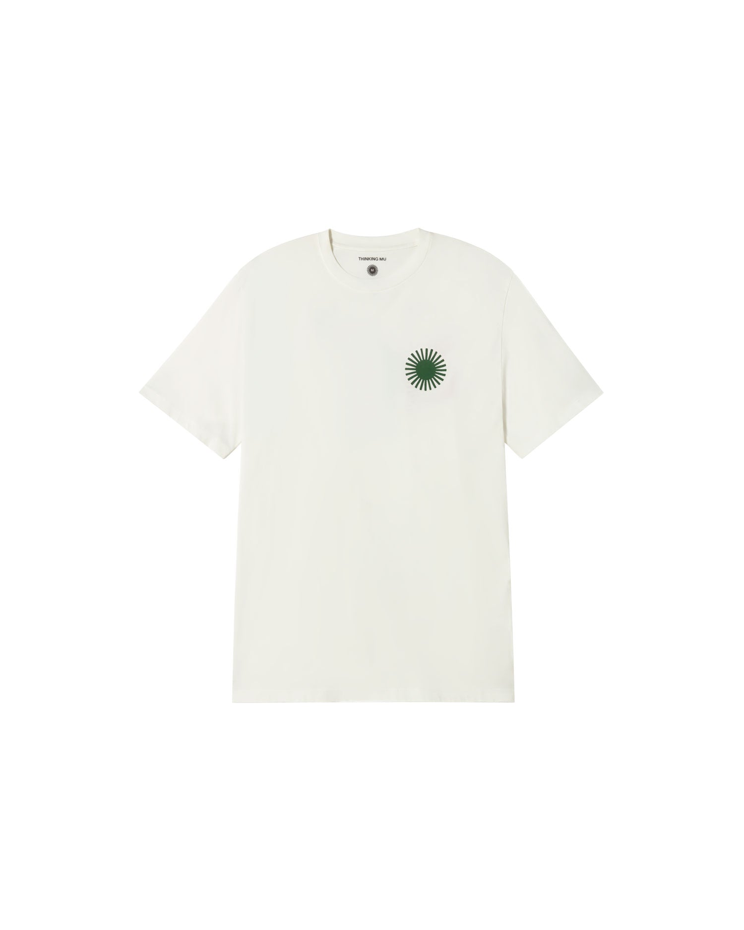 Camiseta blanca sol type Aaron sostenible - silueta 1
