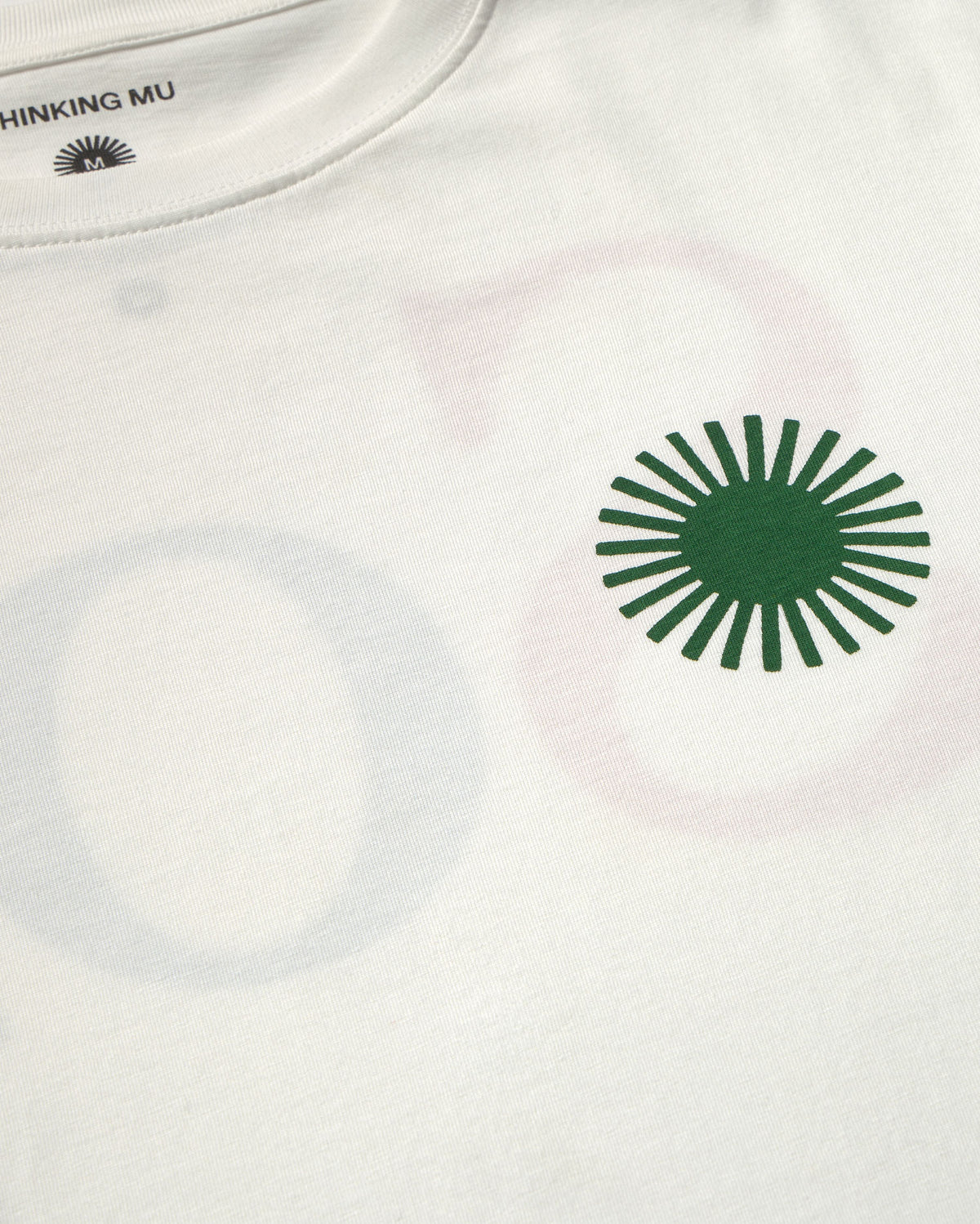 Camiseta blanca sol type Aaron sostenible - silueta 2