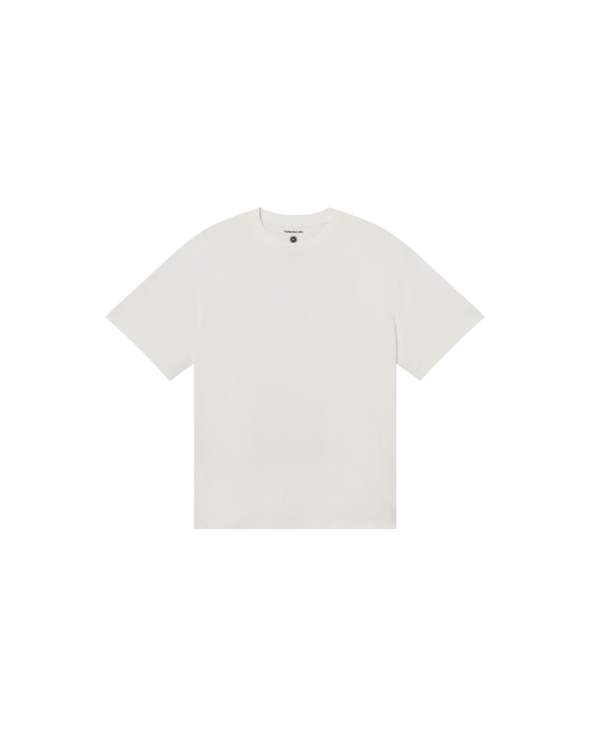 Camiseta blanca cutre heart Aaron sostenible - silueta 2