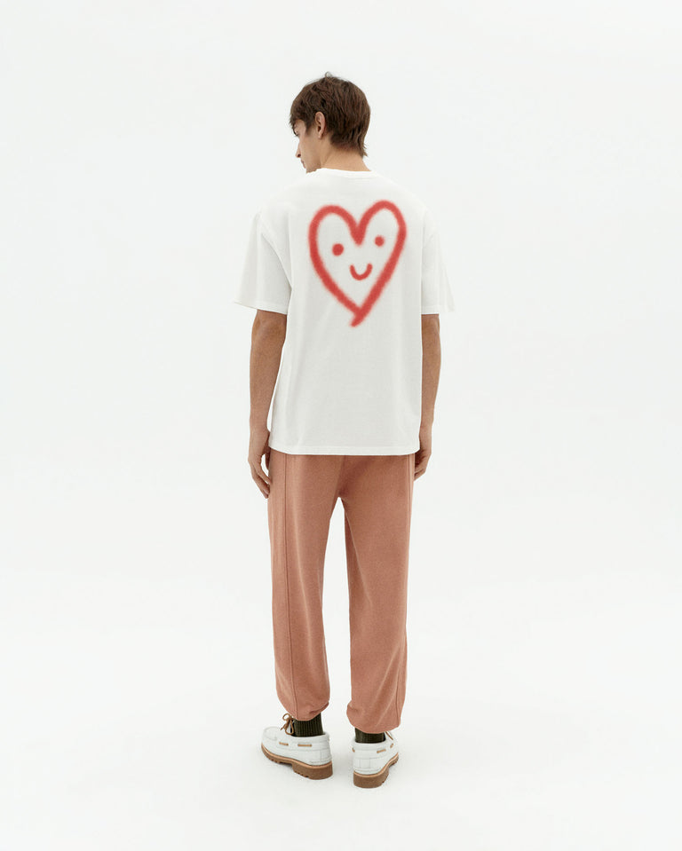 Camiseta blanca cutre heart Aaron sostenible-4