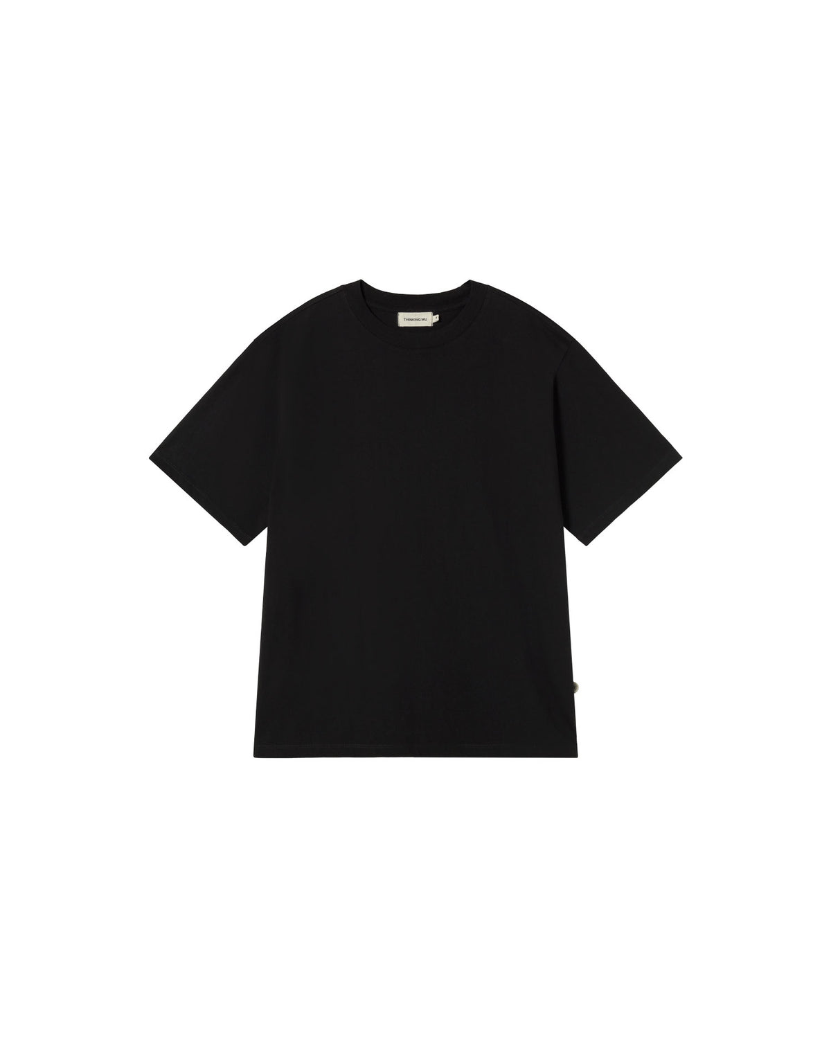 Camiseta negra Eric sostenible - silueta 1