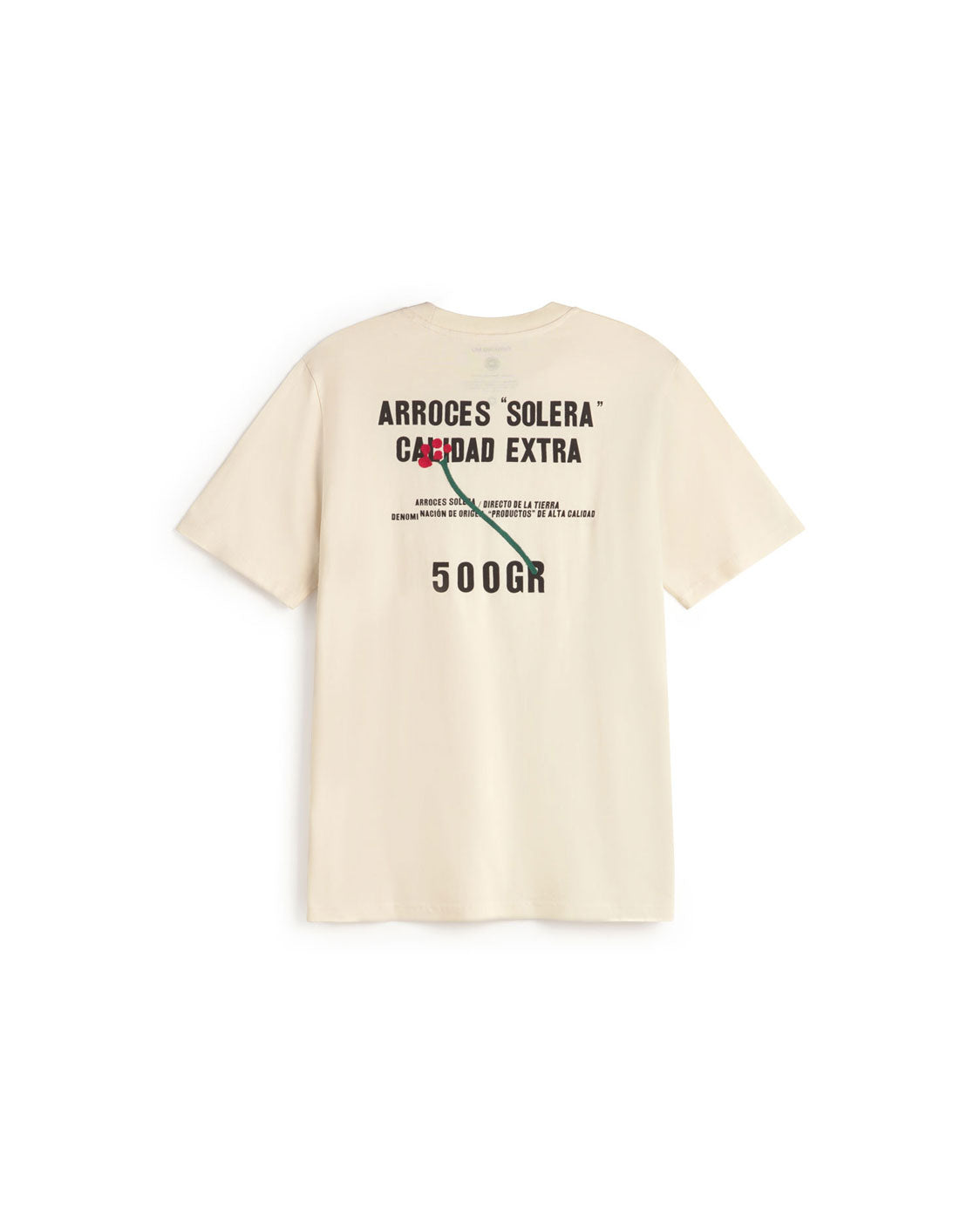 Camiseta bordada arroz solera Zach sostenible silueta - 2