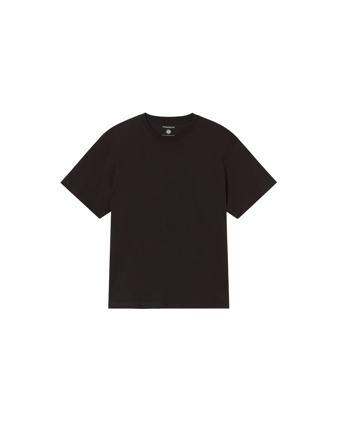 Camiseta negra Aaron sostenible - silueta 1