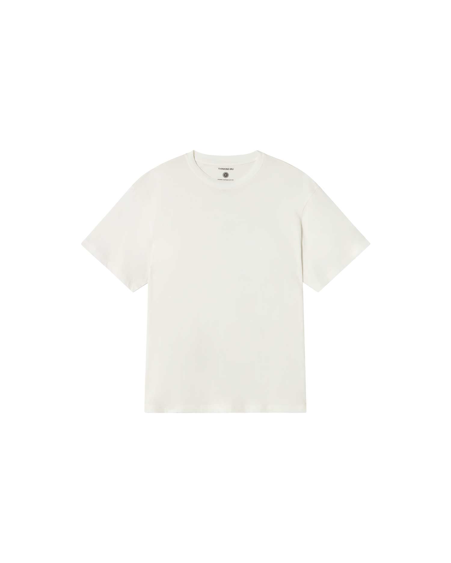 Camiseta blanca Aaron sostenible - silueta 1