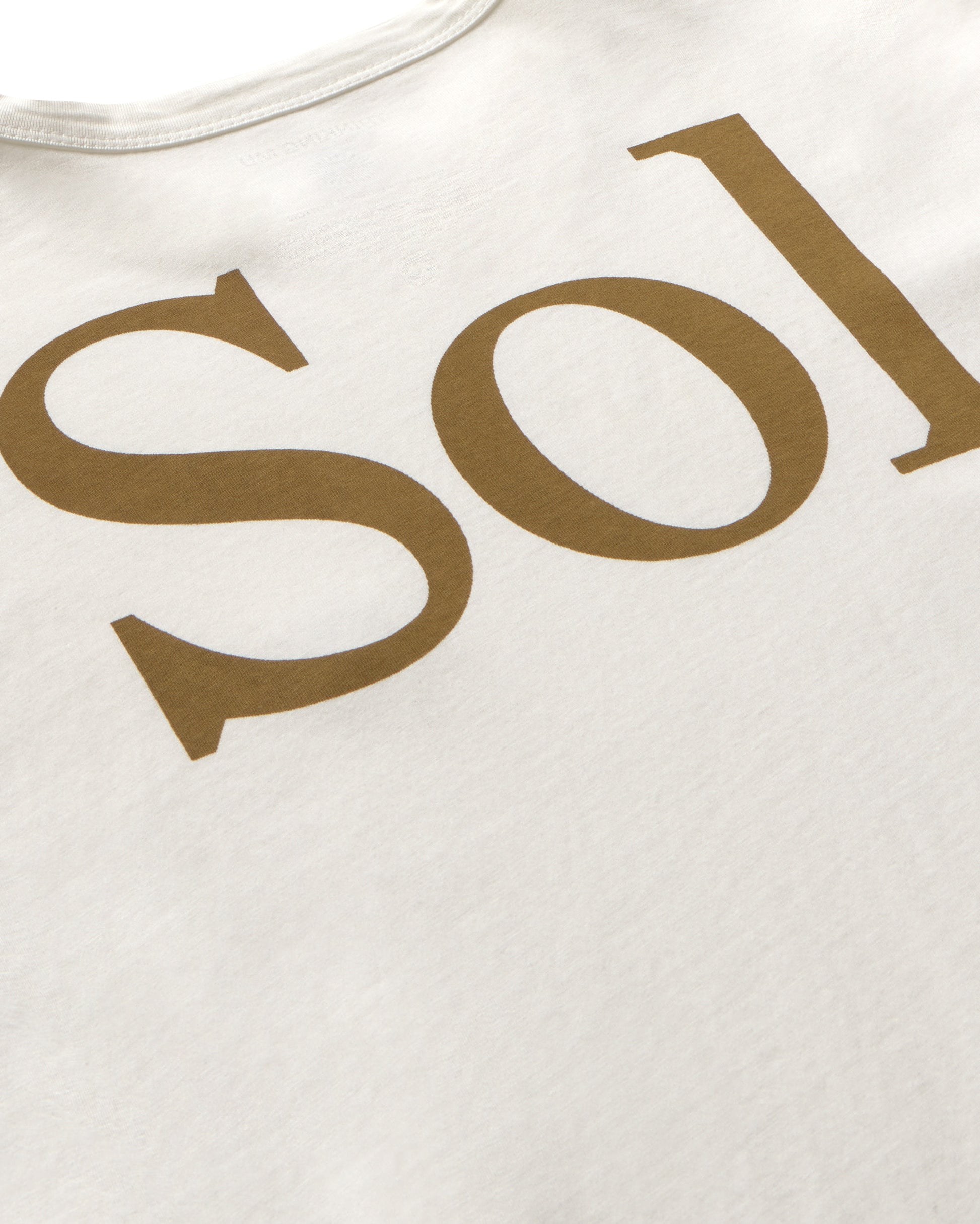 Camiseta blanca sol type Emilio sostenible - silueta 3