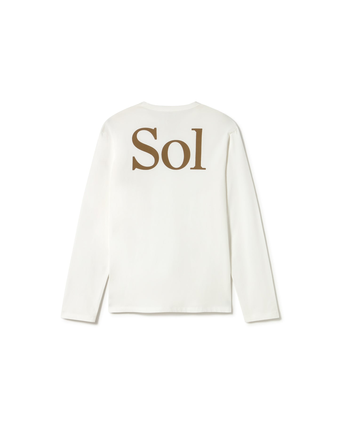 Camiseta blanca sol type Emilio sostenible - silueta 2