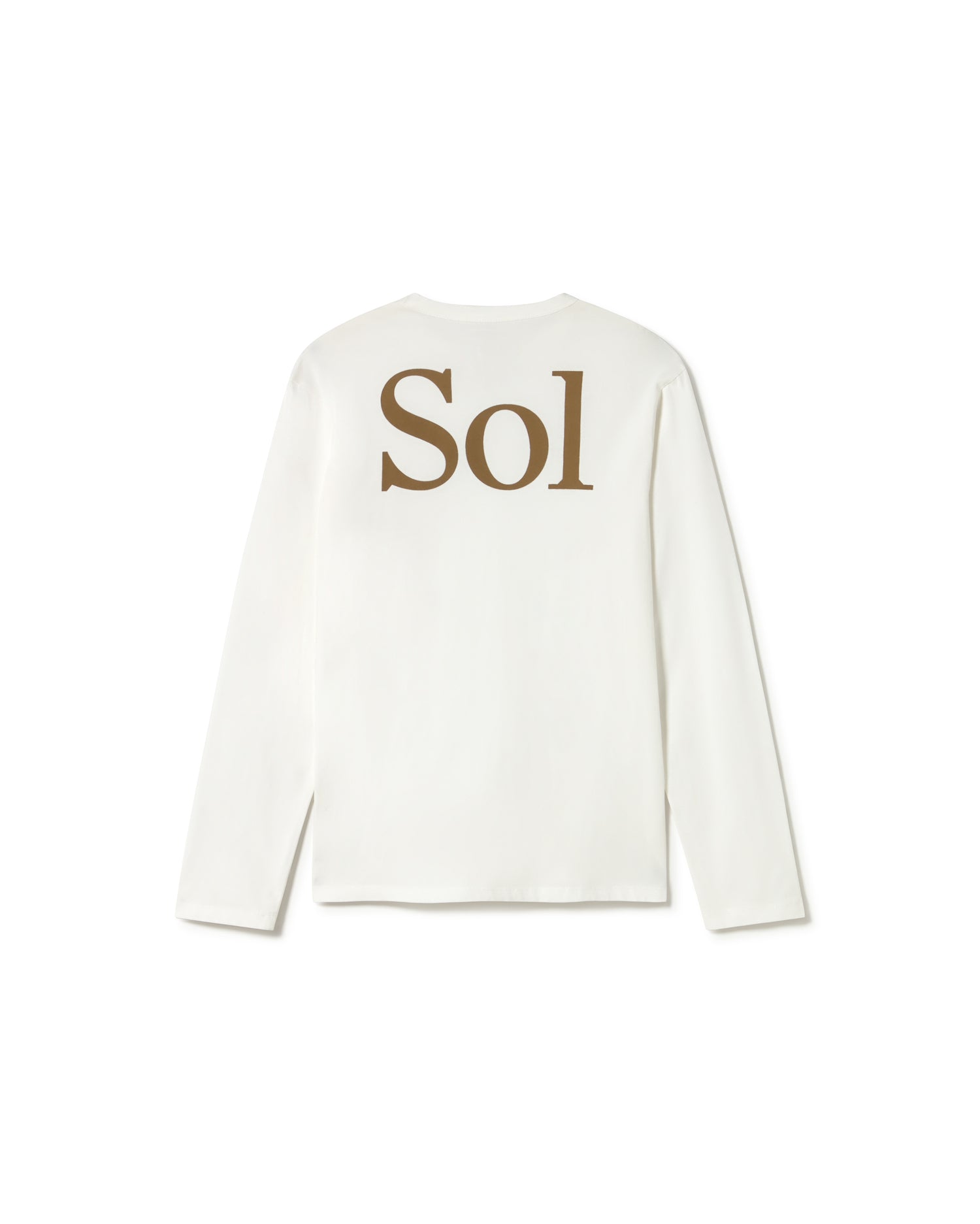 Camiseta blanca sol type Emilio sostenible - silueta 2